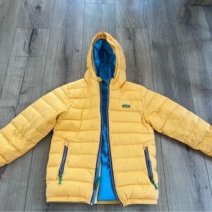 Stio Kids Yellow Puffer Jacket NWOT youth size 14 unisex